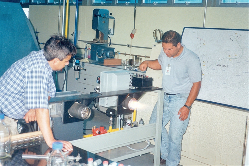 Evolução dos Institutos de Tecnologia atendeu às demandas por serviços tecnológicos dos principais setores industriais de Santa Catarina – Foto: Acervo cultural FIESC