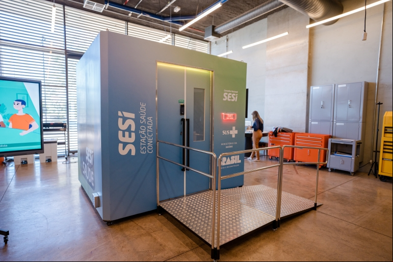 SESI/SC receberá estações de saúde experimentais para consultas a distância